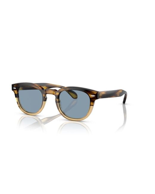 Oliver Peoples Black Sunglass Ov5036s Sheldrake Sun for men