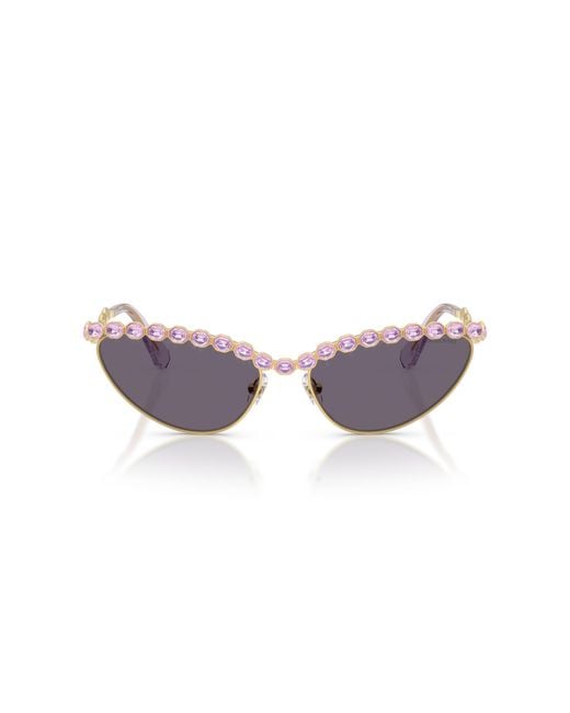 Swarovski Black Sunglass Sk7030