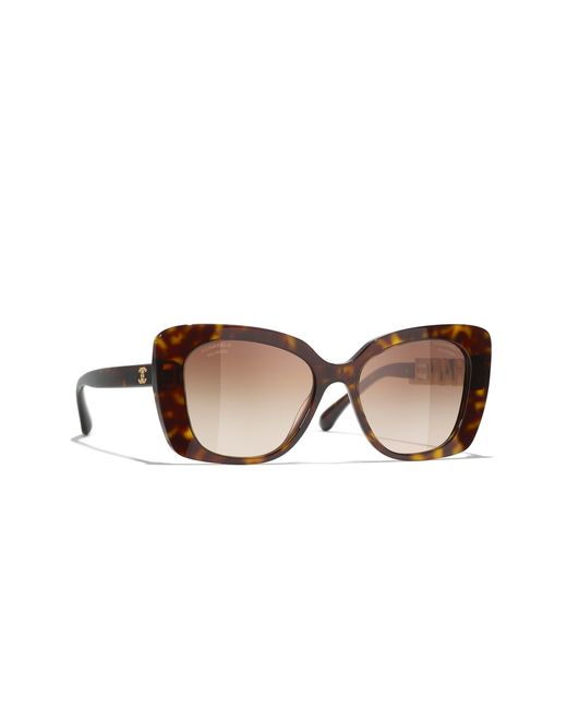 Chanel Black Sunglass Square Sunglasses Ch5422b