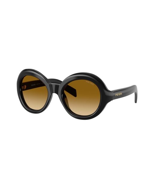 Sunglass PR D11S Prada de hombre de color Black