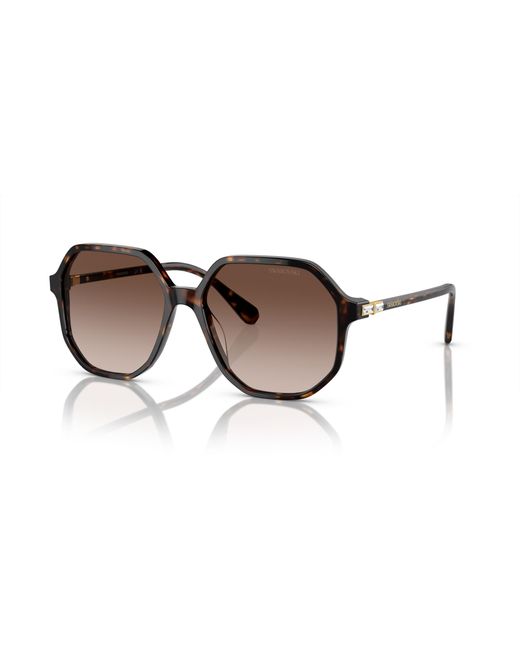 Swarovski Black Sk6003f Low Bridge Fit Sunglasses