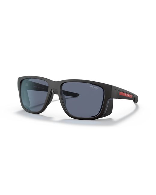 Prada Linea Rossa Black Sunglass Ps 07ws for men