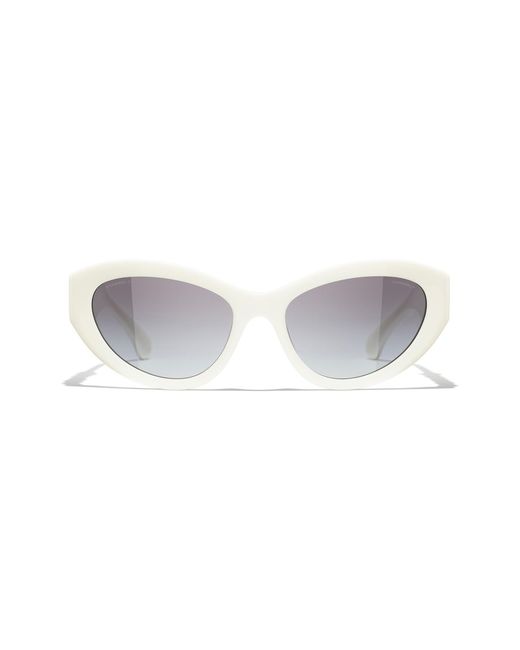 Chanel Black Sunglass Cat Eye Sunglasses Ch5513