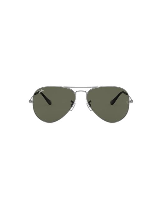 Ray-Ban Metallic Rb3025 Classic Aviator Sunglasses