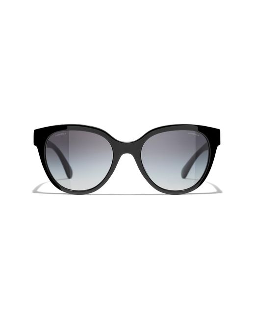 Chanel Sunglass Butterfly Sunglasses CH5414 in Schwarz | Lyst DE