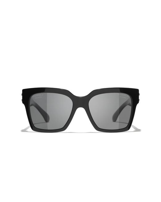 Chanel Black Sunglass Butterfly Sunglasses Ch5557