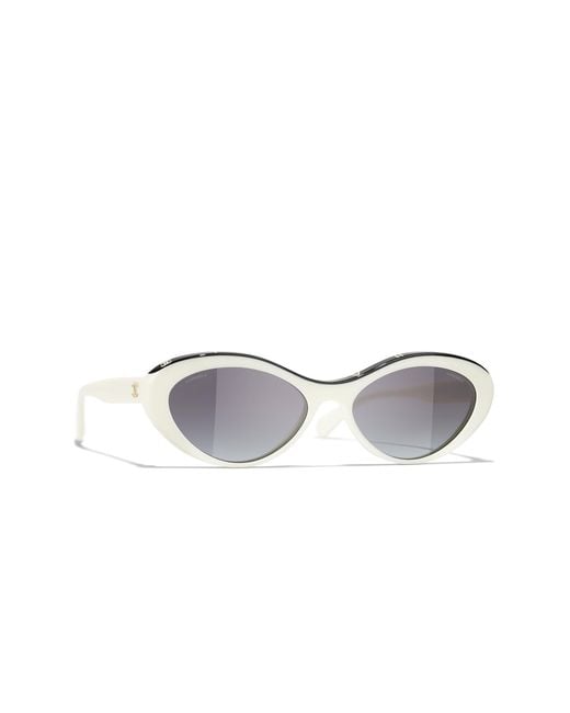 Chanel Black Sunglass Ch5416 Oval Sunglasses Ch5416