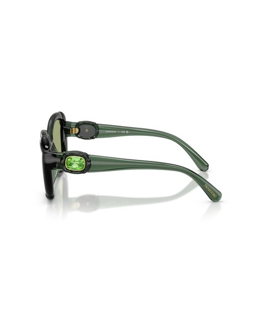 Swarovski Green Sunglass Sk6051u