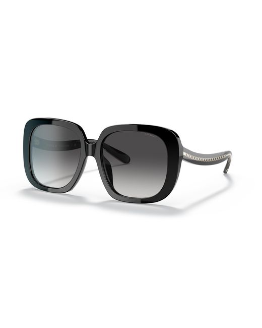 COACH Black Hc8323u Universal Fit Sunglasses