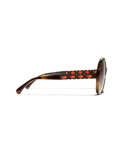Chanel Black Sunglass Square Sunglasses Ch5470q