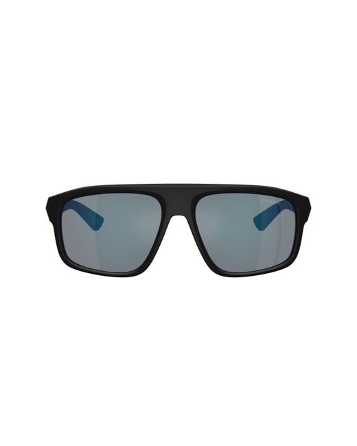 Prada Linea Rossa Black Sunglass Ps B02s for men