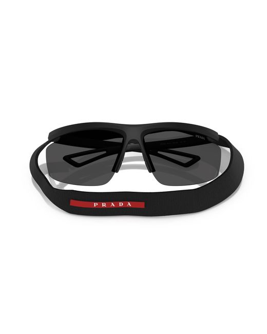Prada Linea Rossa Black Sunglass Ps A02s for men