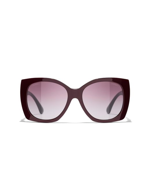 Chanel Black Sunglass Square Sunglasses Ch5519