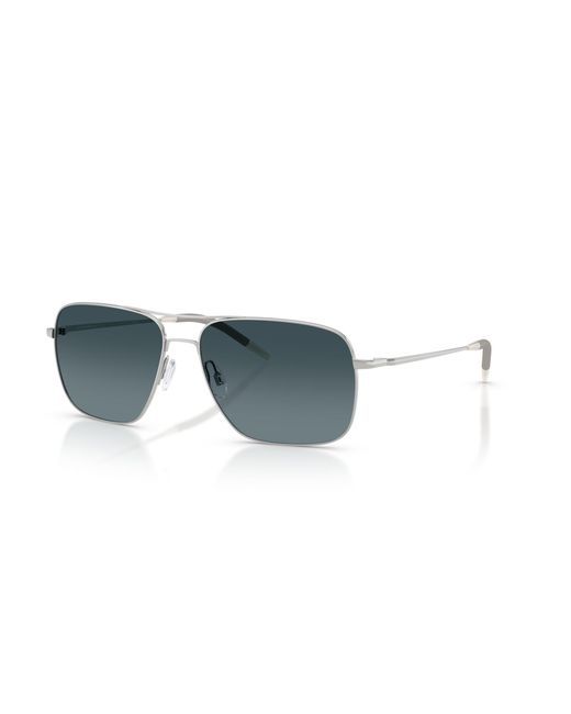 Oliver Peoples Black Sunglass Ov1150s Clifton for men