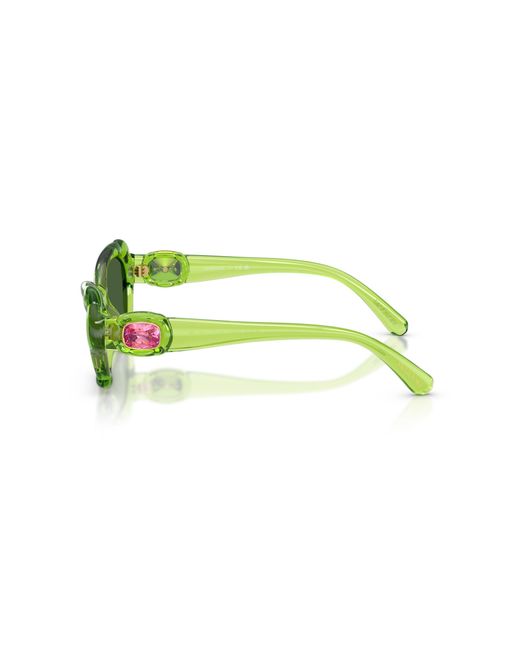 Swarovski Green Sunglass Sk6050