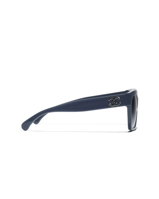 Chanel Black Sunglass Butterfly Sunglasses Ch5557