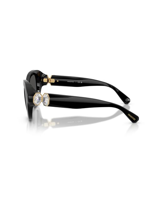 Swarovski Black Sunglass Sk6037