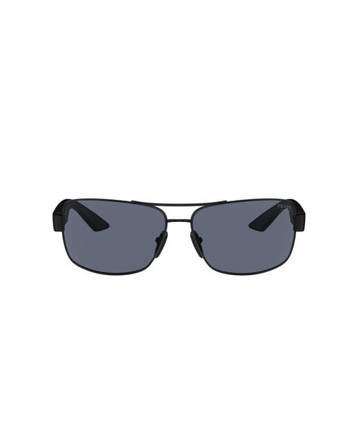 Prada Linea Rossa Black Sunglass Ps 01us Active for men