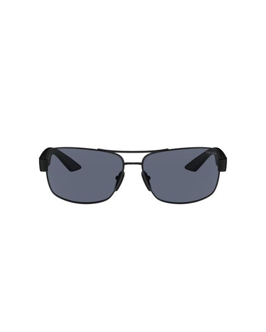 Prada Linea Rossa Black Sunglass Ps 01us Active for men
