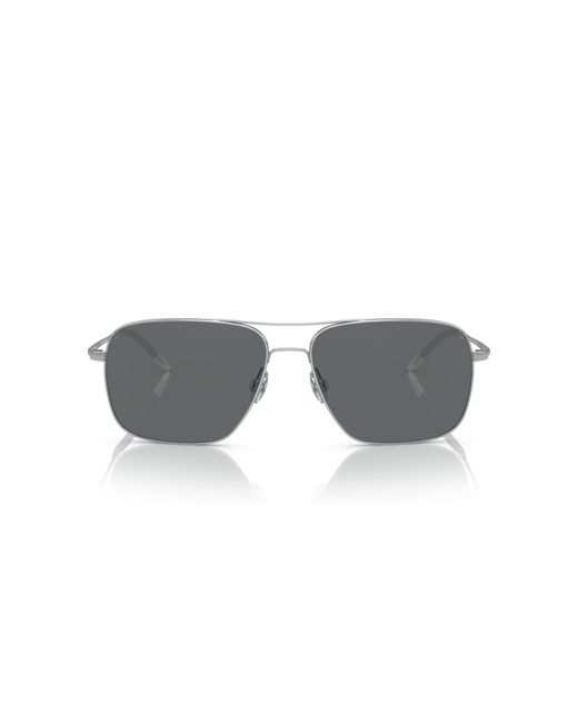 Oliver Peoples Black Sunglass Ov1150s Clifton for men