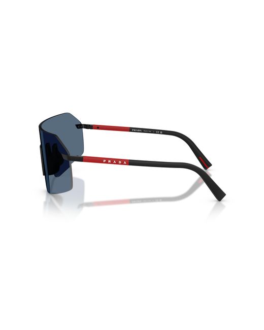 Prada Linea Rossa Black Sunglass Ps B50s for men