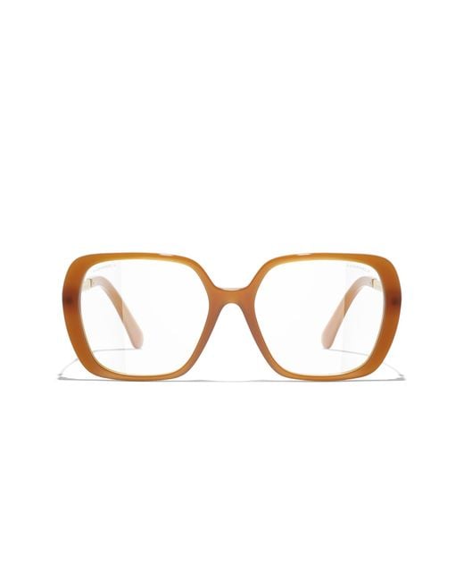 Chanel Black Sunglass Square Eyeglasses Ch3462