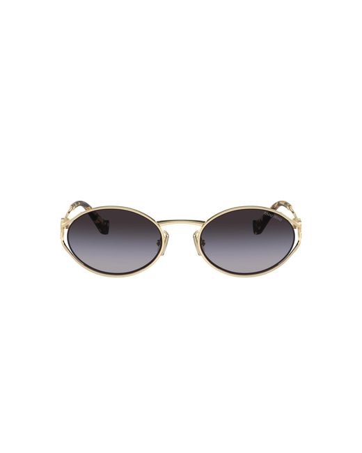 Miu Miu Black Sunglass Mu 01ysf
