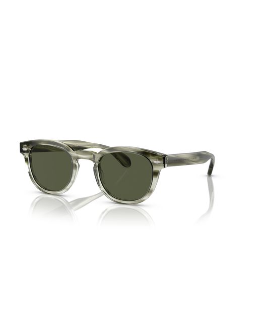 Oliver Peoples Black Sunglass Ov5036s Sheldrake Sun for men