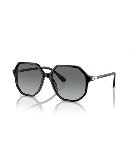 Swarovski Black Sk6003f Low Bridge Fit Sunglasses