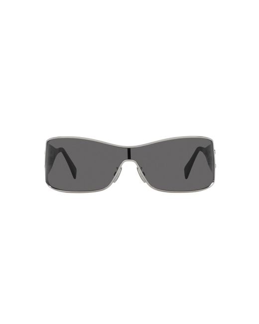 Céline Black Cl40283U Triomphe Metal Shield Sunglasses