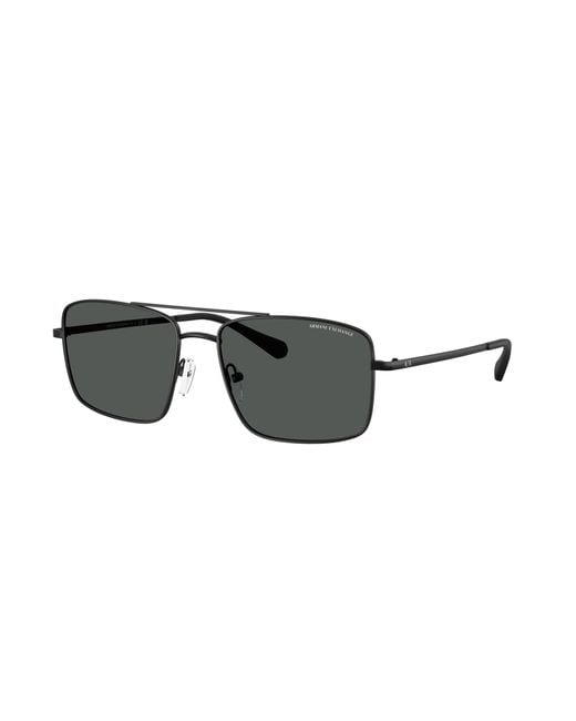 ARMANI EXCHANGE Black Sunglass Ax2054s for men