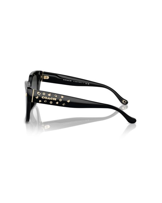 COACH Black Hc8392u Universal Fit Sunglasses