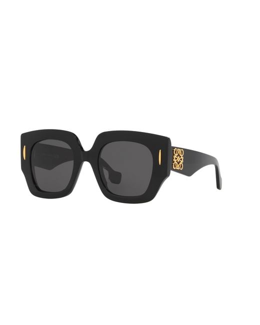 Loewe Black Sunglass Anagram Lw40129u