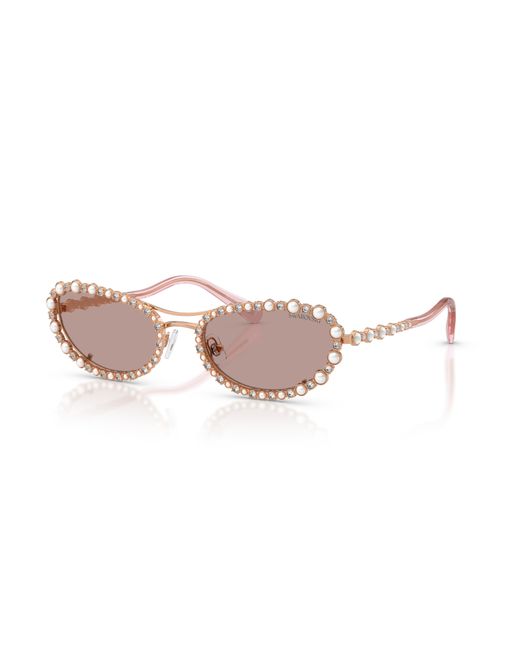 Swarovski Black Sunglass Sk7044