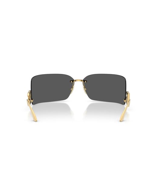 Dolce & Gabbana Black Rectangular Sunglasses