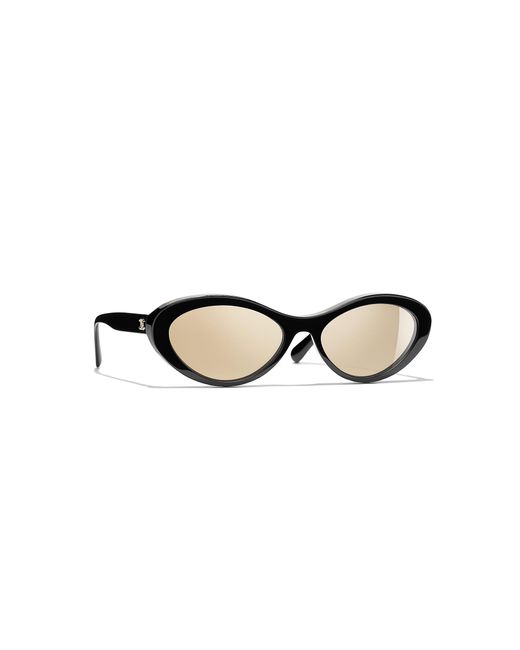 Chanel Multicolor Oval Sunglasses Ch5416