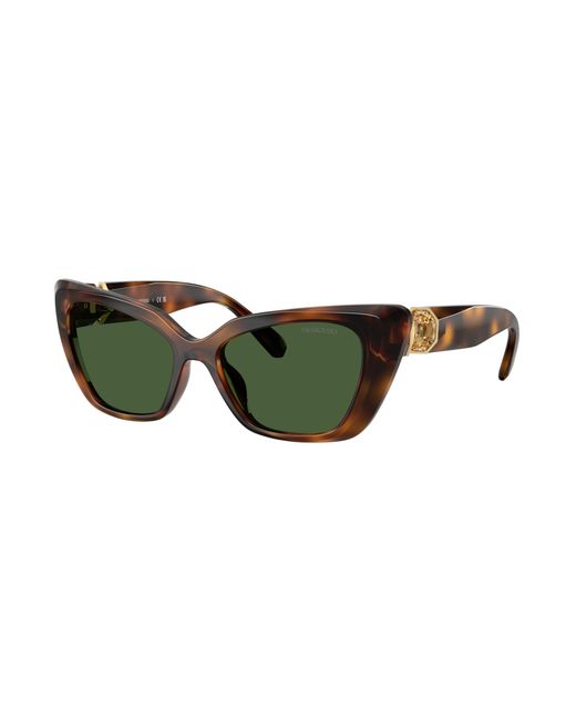 Swarovski Green Sunglass Sk6047