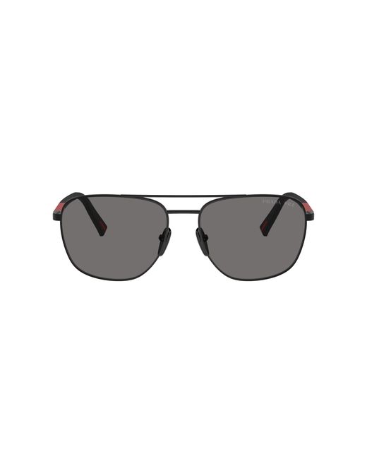 Prada Linea Rossa Mannelijk Sunglass Ps 54Zs in het Black voor heren