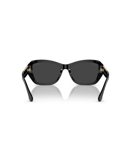 Chanel Black Sunglass Butterfly Sunglasses Ch5516a