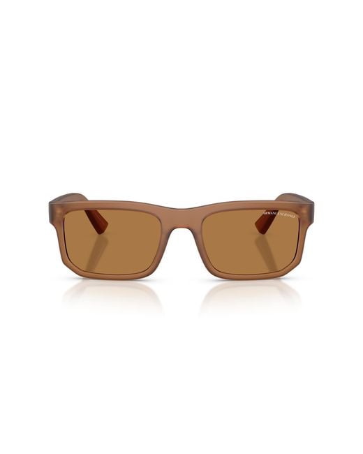 ARMANI EXCHANGE Black Sunglass Ax4165s for men