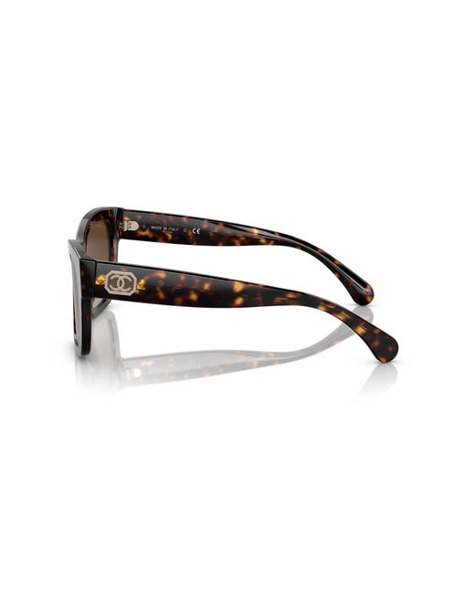 Chanel Black Sunglass Square Sunglasses Ch5478a