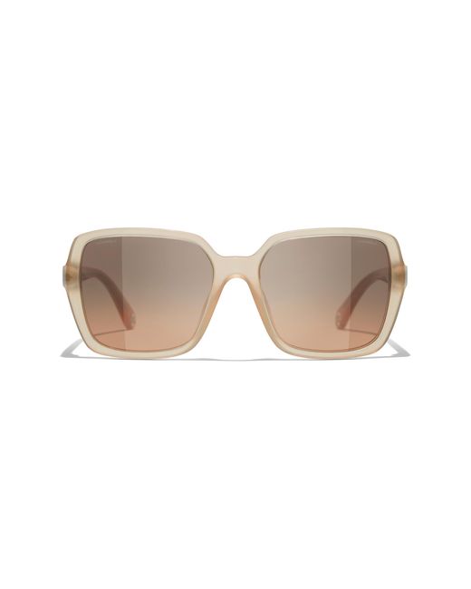 Chanel Black Sunglass Square Sunglasses CH5505