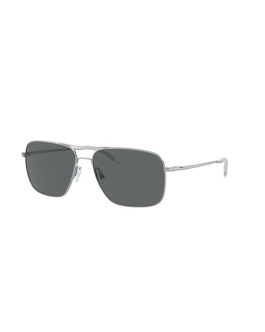Oliver Peoples Black Sunglass Ov1150s Clifton for men