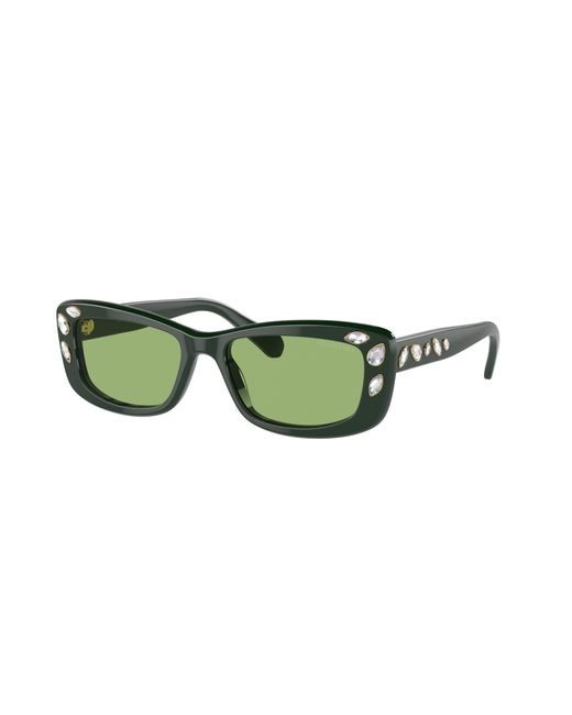 Swarovski Green Sunglasses Sk6008