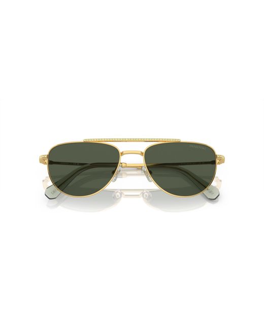 Swarovski Black Sunglass Sk7007
