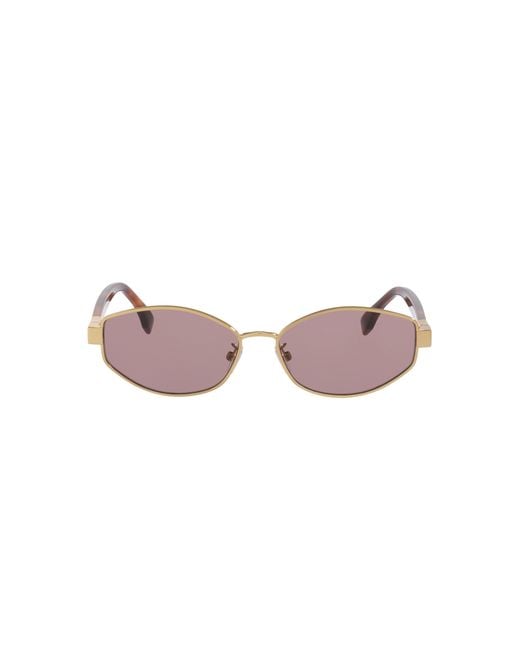 Fendi Black Sunglass Baguette Fe40216u