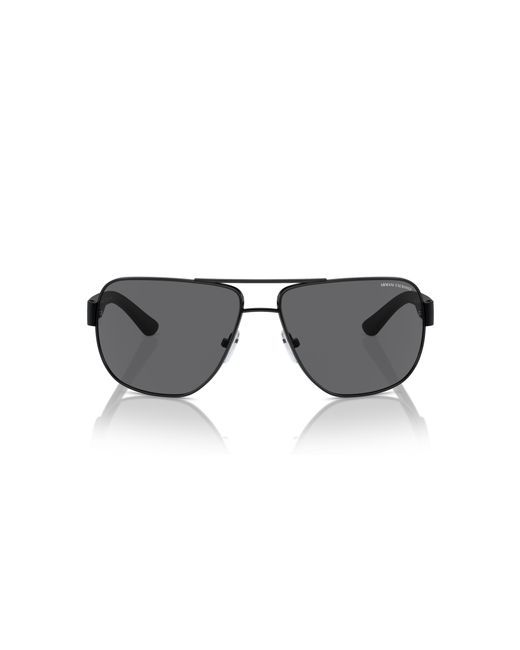 ARMANI EXCHANGE Black | X2012s Metl Rectngulr Sunglsses for men