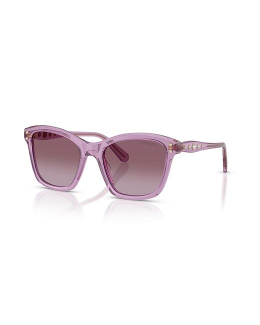 Swarovski Black Sunglass Sk6063
