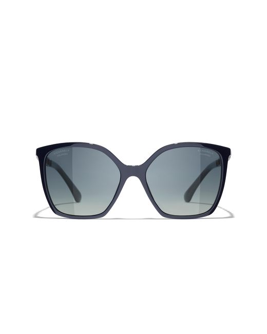 Chanel Black Sunglass Square Sunglasses Ch5546q