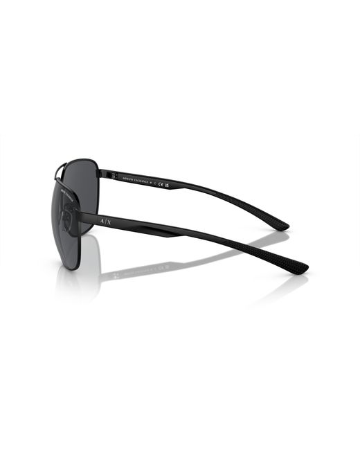ARMANI EXCHANGE Black Sunglass Ax2047s for men